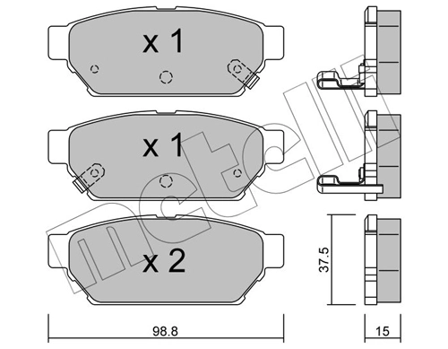 Brake Pad Set, disc brake