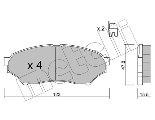 Brake Pad Set, disc brake