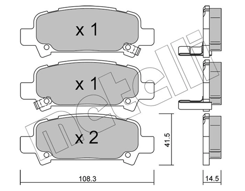 Brake Pad Set, disc brake