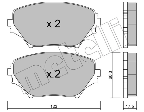 Brake Pad Set, disc brake