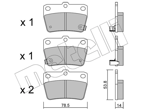Brake Pad Set, disc brake