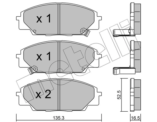 Brake Pad Set, disc brake