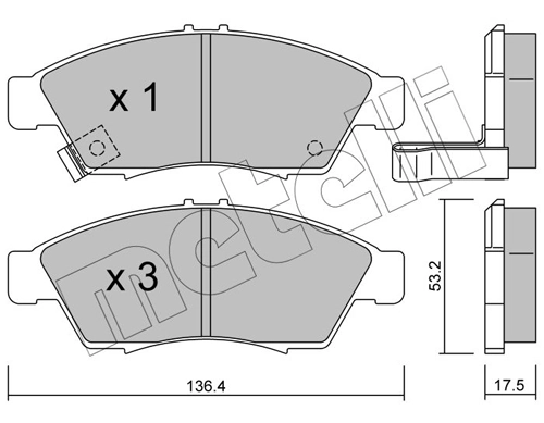 Brake Pad Set, disc brake