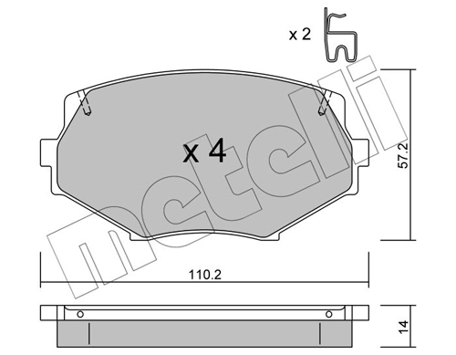 Brake Pad Set, disc brake