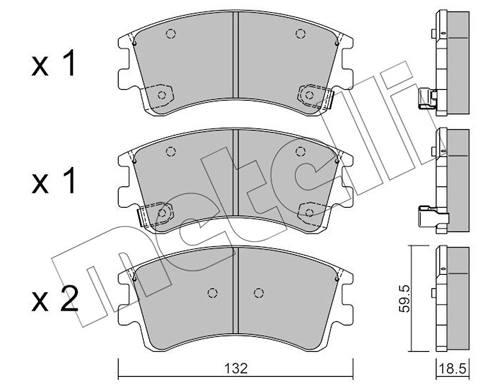 Brake Pad Set, disc brake