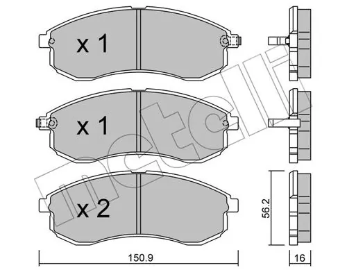 Brake Pad Set, disc brake