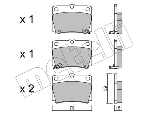 Brake Pad Set, disc brake