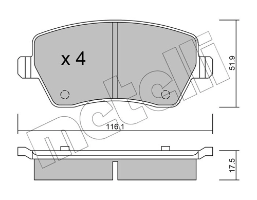 Brake Pad Set, disc brake