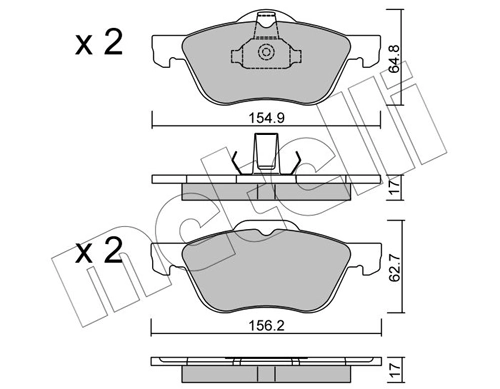 Brake Pad Set, disc brake