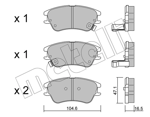 Brake Pad Set, disc brake