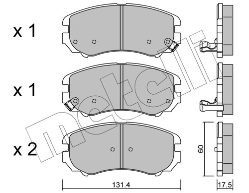 Brake Pad Set, disc brake