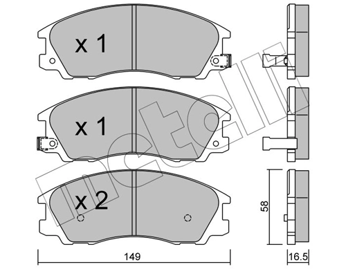 Brake Pad Set, disc brake