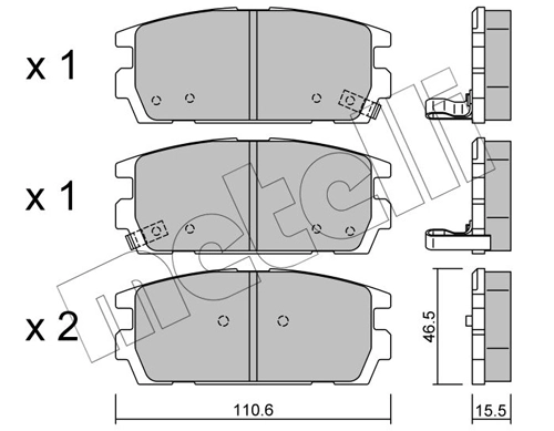 Brake Pad Set, disc brake