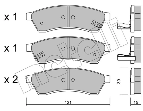 Brake Pad Set, disc brake
