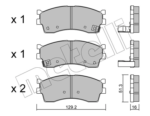 Brake Pad Set, disc brake