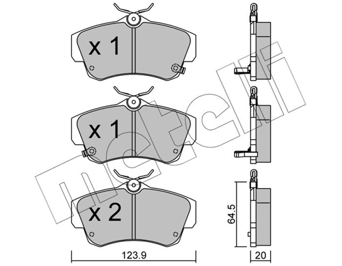 Brake Pad Set, disc brake