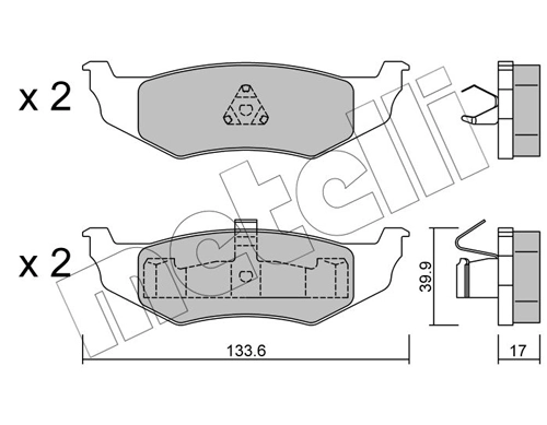Brake Pad Set, disc brake