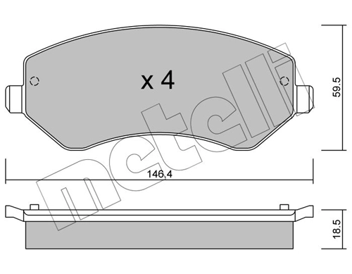 Brake Pad Set, disc brake