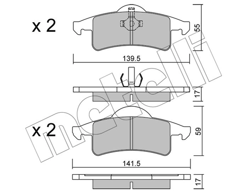 Brake Pad Set, disc brake