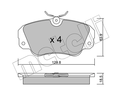 Brake Pad Set, disc brake