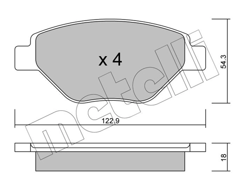 Brake Pad Set, disc brake