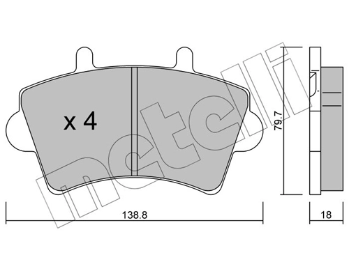 Brake Pad Set, disc brake