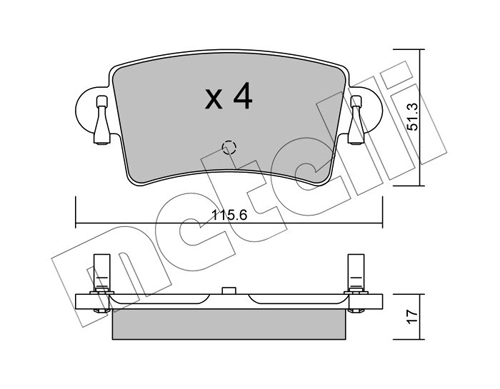 Brake Pad Set, disc brake