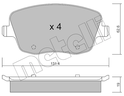 Brake Pad Set, disc brake