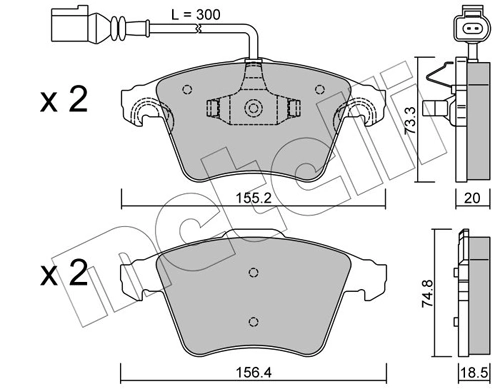 Brake Pad Set, disc brake