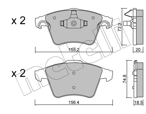 Brake Pad Set, disc brake