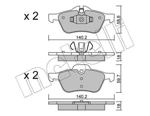 Brake Pad Set, disc brake