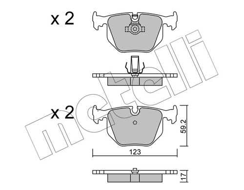 Brake Pad Set, disc brake