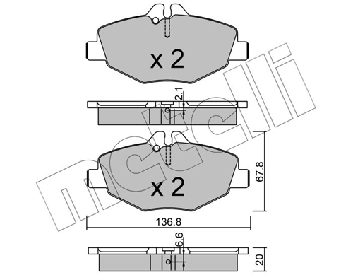 Brake Pad Set, disc brake