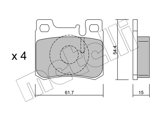 Brake Pad Set, disc brake