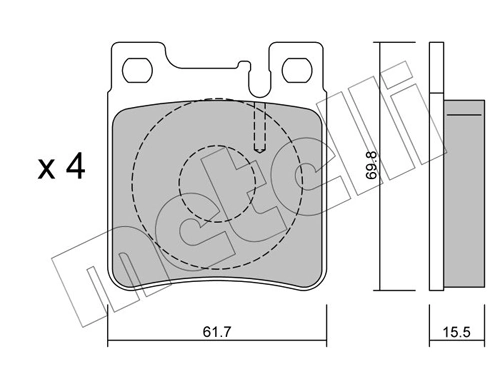 Brake Pad Set, disc brake