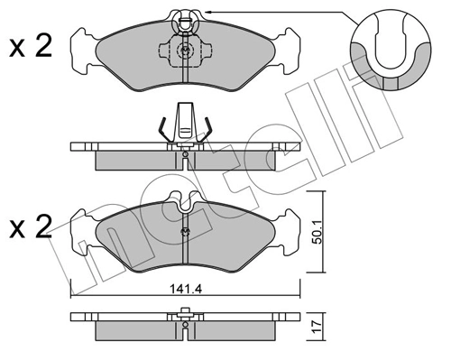 Brake Pad Set, disc brake