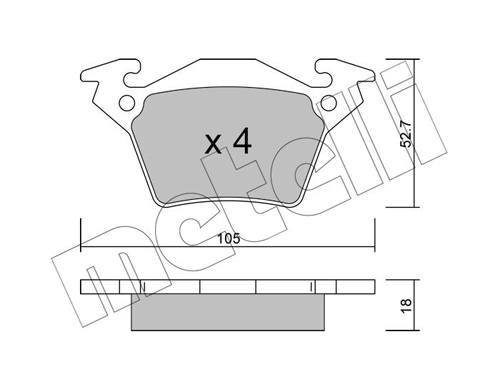 Brake Pad Set, disc brake