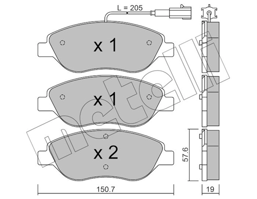 Brake Pad Set, disc brake