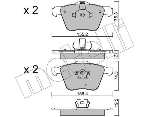 Brake Pad Set, disc brake
