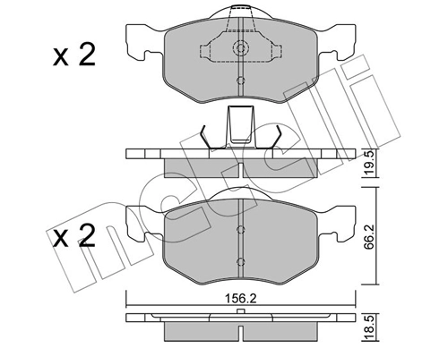 Brake Pad Set, disc brake