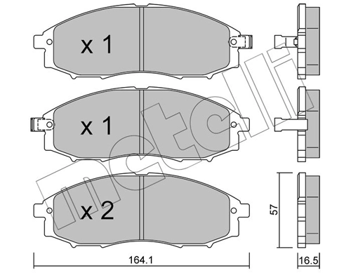 Brake Pad Set, disc brake