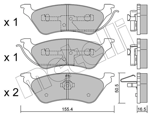 Brake Pad Set, disc brake