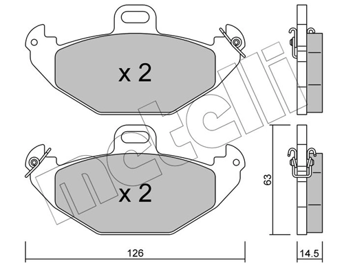 Brake Pad Set, disc brake