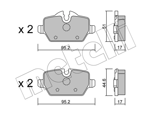Brake Pad Set, disc brake