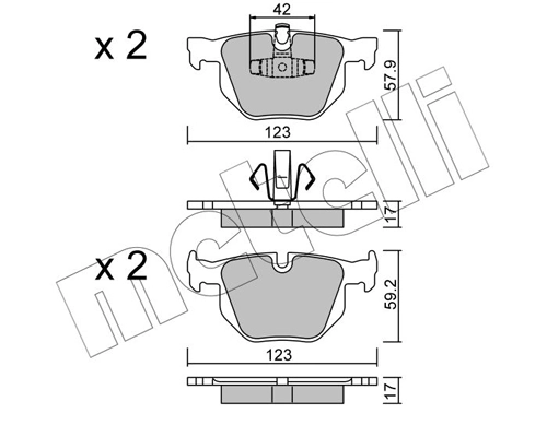 Brake Pad Set, disc brake