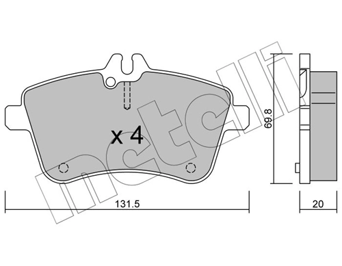 Brake Pad Set, disc brake