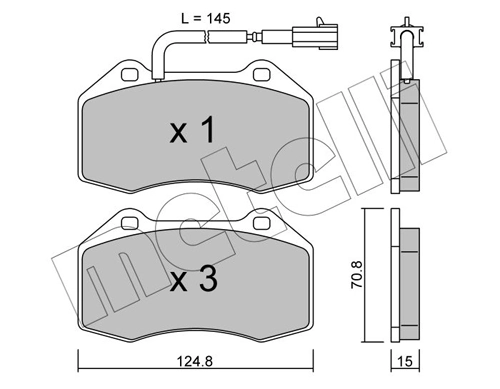 Brake Pad Set, disc brake