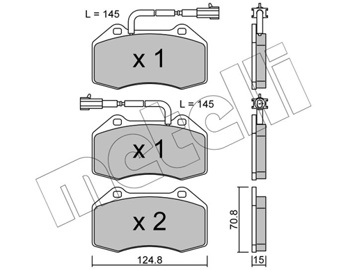 Brake Pad Set, disc brake
