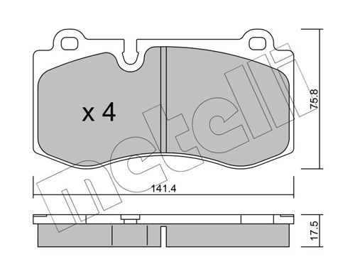 Brake Pad Set, disc brake