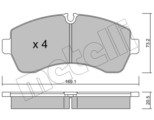Brake Pad Set, disc brake